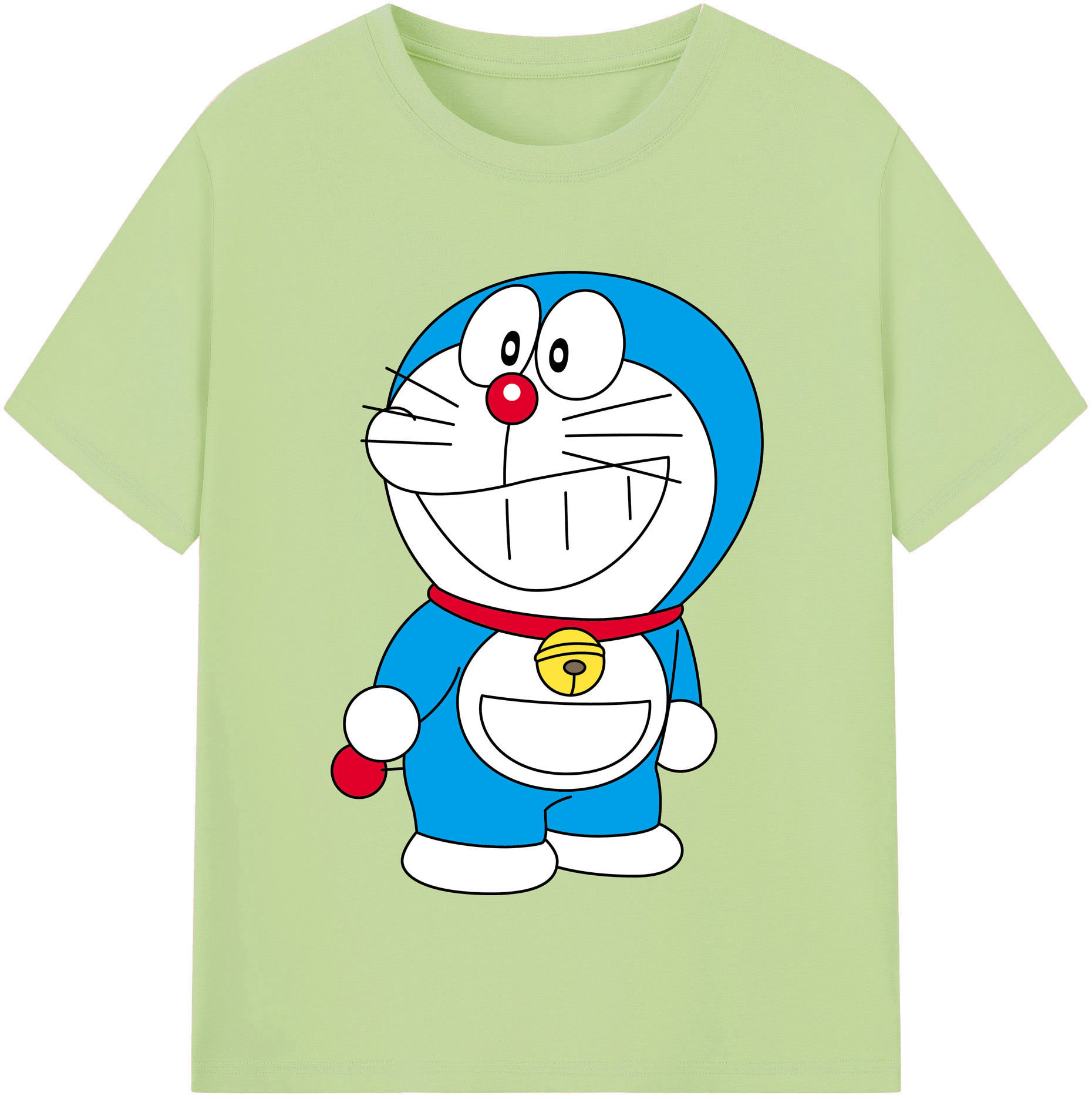 （画像用） ドラえもん Doraemon 綿100％半袖Tシャツ（フロントプリント）